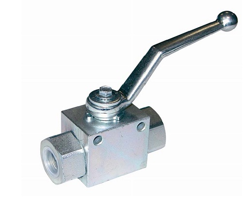 Galvanized carbon steel ball valve for high pressure with lever PN500