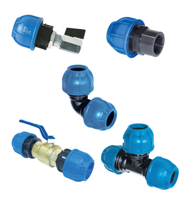 Fittings for compressed air distribution