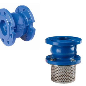 Cast iron check valve with spring and flange PN16 DN50 DN300 for drinking water