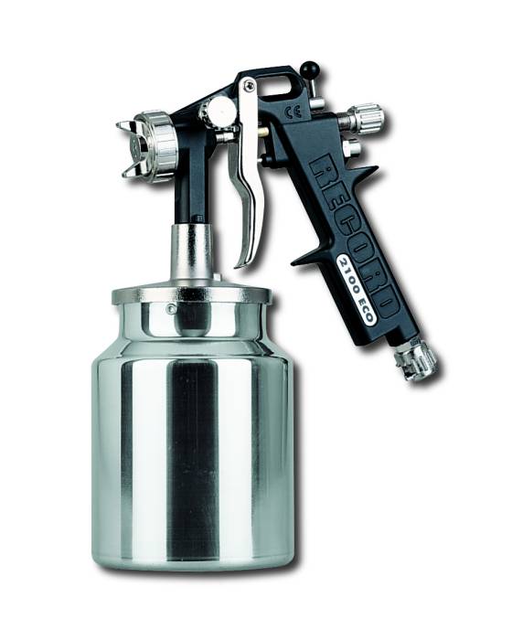 Professional spray gun with fluid cup Record 2100