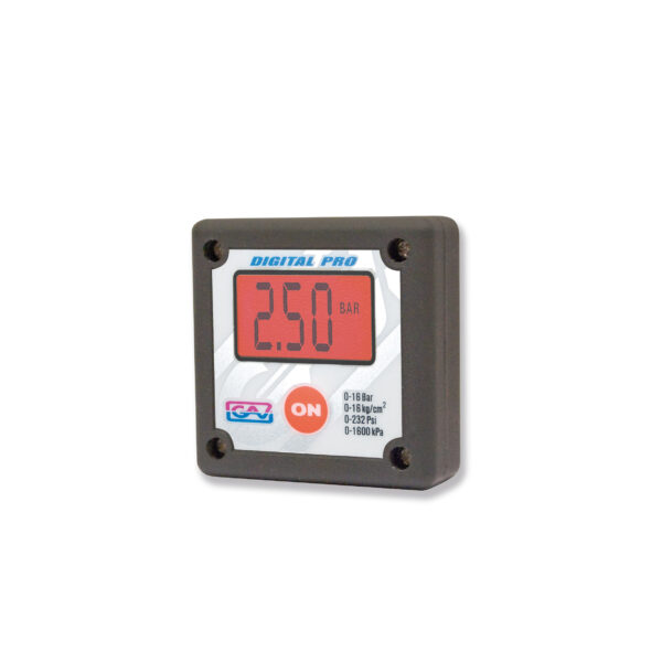 Square digital pressure gauge 45mm