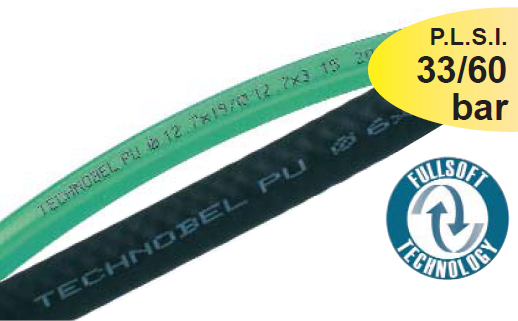 Multi layer PVC hose with textile reinforcement for hydrocarbons TECHNOBEL® PU