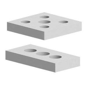 Placi de capat pentru talpi si roti profil aluminiu Bosch