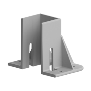 Baza fixare in podea pentru profil aluminiu Bosch 50x50 cu trei laturi
